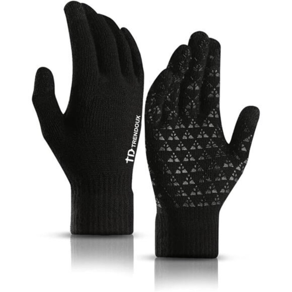 Winter Gloves‎ for Men Women Upgraded Touch Screen Cold Weather Warm Knit Glove